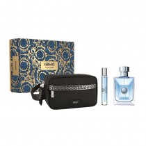 Versace Pour Homme Woda toaletowa 100ml spray + Woda toaletowa 10ml spray + kosmetyczka