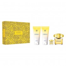 Versace Yellow Diamond Woda toaletowa 90ml spray + Balsam do ciaa 100ml + el pod prysznic 100ml + Woda toaletowa 5ml