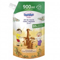 Bambino Dzieciaki żel do mycia ciała i włosów 2w1 zapas 900ml