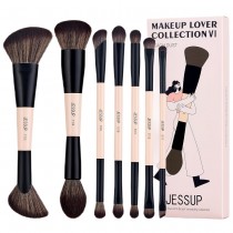 Jessup 14-in-7 Versatility Duo-End Brush Versatility Collection dwustronne pdzle do makijau 7szt