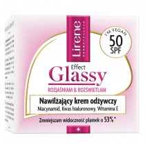 Lirene Effect Glassy nawilajcy krem odywczy do twarzy SPF50 50ml