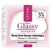 Lirene Effect Glassy nocny krem-kuracja rozjaniajca do twarzy 50ml