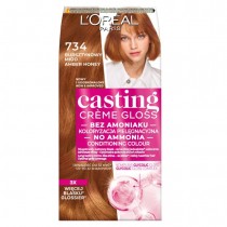 L`Oreal Casting Creme Gloss farba do włosów 734 Bursztynowy Miód
