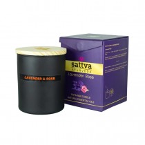 Sattva Ayurveda wieca zapachowa Lawenda i Ra Indyjska 200g