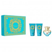 Versace Dylan Turquoise Pour Femme Woda toaletowa 50ml spray + el pod prysznic 50ml + Balsam do ciaa 50ml