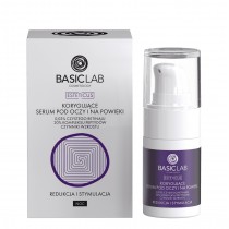 Basiclab Esteticus Cosmetology korygujce serum pod oczy z retinalem 0,03%, 20% kompleksem peptydw i czynnikami wzrostu 15ml