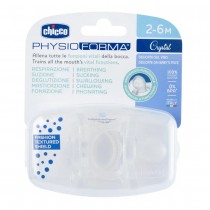 Chicco Physio Forma smoczek Crystal 2-6m 2szt