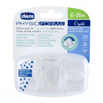 Chicco Physio Forma smoczek Crystal 6-16m 2szt