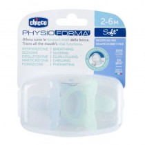 Chicco Physio Forma smoczek Soft Blue 2-6m 2szt