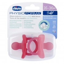 Chicco Physio Forma smoczek Soft Pink 16-36m 2szt