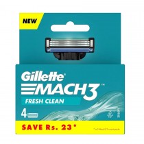 Gillette Mach3 Fresh Clean wkady 4szt