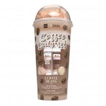 Hiskin Coffe Body balsam do ciaa 100ml + el pod prysznic 100ml + myjka