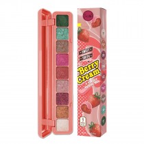 J.Cat Beauty Sweet Tooth 9 Shadow Palette Bar paleta cieni do oczu 101 Berry Cream 7,2g