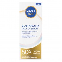 Nivea Sun 2 in 1 Primer Daily UV Serum baza i serum do twarzy SPF50+ 30ml