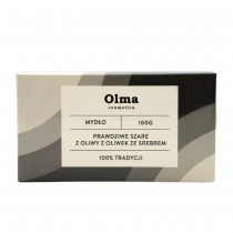 Olma Cosmetics Prawdziwe szare mydo z oliwy z oliwek ze srebrem 100g
