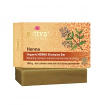 Sattva Organiczny szampon w kostce z henn do wosw 100g