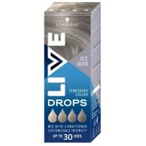 Schwarzkopf Live Drops zmywalna farba do wosw Icy Silver 30ml