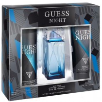 Guess Night Woda toaletowa 100ml spray + el pod prysznic 200ml + Spray do ciaa 226ml