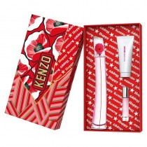 Kenzo Flower Poppy Bouqet Woda perfumowana 100ml spray + Balsam do ciaa 75ml + Woda perfumowana 10ml spray
