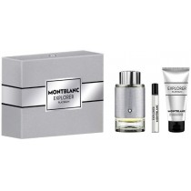 Mont Blanc Explorer Platinium Woda perfumowana 100ml spray + Woda perfumowana 7,5ml + el pod prysznic 100ml