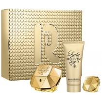 Paco Rabanne Lady Million Woda perfumowana 80ml spray + Balsam do ciaa 100ml + Woda perfumowana spray 5ml