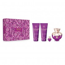Versace Dylan Purple Pour Femme Woda perfumowana 100ml spray + 5ml + Balsam do ciaa 100ml + el pod prysznic 100ml