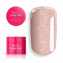 Silcare Base One Buldier Gel el budujcy do paznokci Shimmer Peach 50g