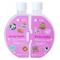 Hiskin Puzzle Body el do mycia 90ml + balsam do ciaa 90ml