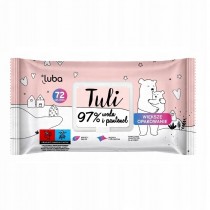 Luba Tuli nawilane chusteczki dla dzieci z Wod i Pantenolem 72szt