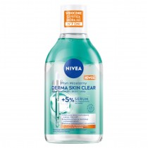 Nivea Derma Skin Clear pyn micelarny do demakijau z 5% serum 400ml