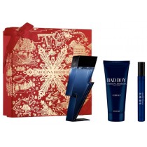 Carolina Herrera Bad Boy Cobalt Woda perfumowana 100ml spray + el pod prysznic 100ml + Woda perfumowana 10ml spray