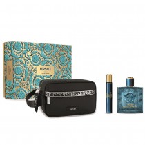 Versace Eros Woda toaletowa 100ml spray + Woda toaletowa 10ml spray + Kosmetyczka