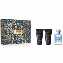 Versace Pour Homme Woda toaletowa 50ml spray + Balsam po goleniu 50ml + Szampon 50ml