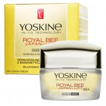 Yoskine Royal Bee Japan-Lift 45+ krem przeciwzmarszczkowy z peptydami 50ml