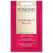 Yoskine Supreme Vit. B12 & Vit. C maska w pachcie 20ml