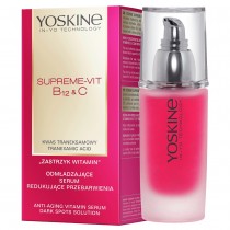 Yoskine Supreme Vit. B12 & Vit. C serum przeciwzmarszczkowe redukujce przebarwienia 30ml
