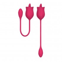 B Series Magic Licking Massager With Vibrating Egg stymulator z jzyczkiem i wibrujcym jajkiem