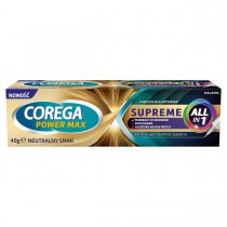 Corega Power Max Supreme All in 1 krem mocujcy do protez zbowych Neutralny Smak 40g
