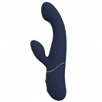 Dream Toys Goddess Hestia wibrator duo z funkcj koysania Granatowy