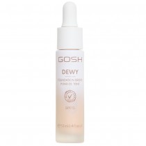 Gosh Dewy Foundation Drops rozwietlajcy podkad w kroplach 002 Porcelain 12ml