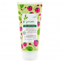 Klorane Junior 2in1 el pod prysznic do ciaa i wosw Malina 200ml