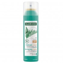 Klorane Oil Control szampon suchy do wosw ciemnych z Pokrzyw i witamin E 150ml