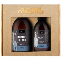 LaQ Kozio z Klas Czarny Mat el pod prysznic 500ml + szampon 300ml