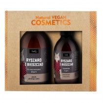 LaQ Ryszard z Bieszczad Czarny Mat el pod prysznic 500ml + szampon 300ml