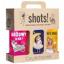 LaQ Shots! Czyciopak Gwiezdny Py + Czym Chata Bogata + Rowy w Ch! 3 x el pod prysznic 500ml