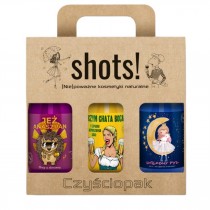 LaQ Shots! Czyciopak Je Anaszpan + Czym Chata Bogata + Gwiezdny Py 3 x el pod prysznic 500ml