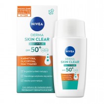 Nivea Derma Skin Clear codzienny fluid z filtrem UV SPF50 40ml