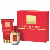 Gisada Ambassadora Woda perfumowana 50ml spray + el pod prysznic 100ml