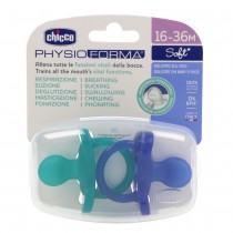 Chicco Physio Forma smoczek Soft Blue 16-36m 2szt