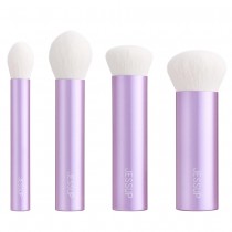 Jessup Luxury Purple Kabuki Face Brush zestaw pdzli T517 4szt